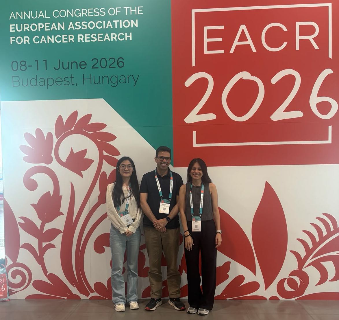Lab team in EACR Poscard
